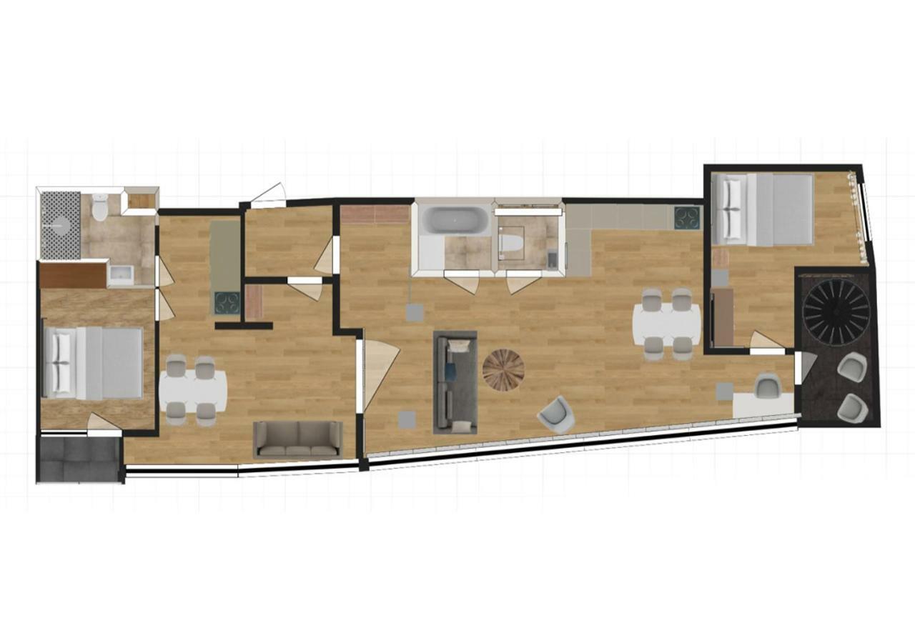 Central Lootsi Penthouse Tallin Exterior foto